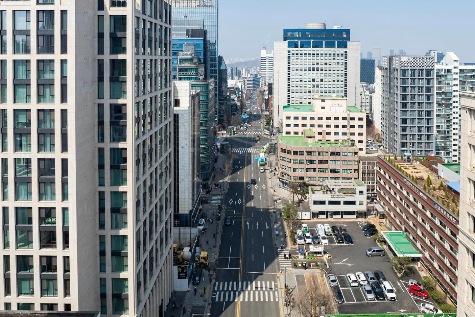 Blueground Nonhyeon-Dong City View Ac Sel-7 Seoel Appartement